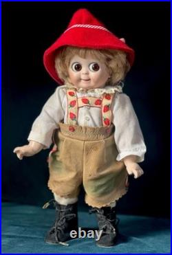 Lot Of 2 Vintage Reproduction of Antique German JDK 221 Googly Eyes 11 Dolls