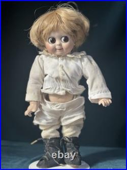 Lot Of 2 Vintage Reproduction of Antique German JDK 221 Googly Eyes 11 Dolls