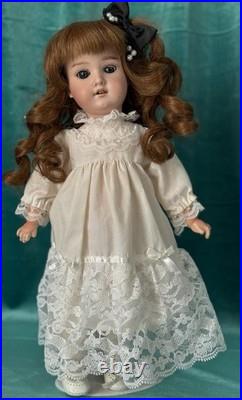 Lot Of 3 Small Antique German Bisque Head Dolls