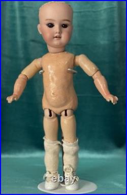 Lot Of 3 Small Antique German Bisque Head Dolls