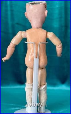 Lot Of 3 Small Antique German Bisque Head Dolls