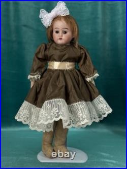 Lot Of 3 Small Antique German Bisque Head Dolls