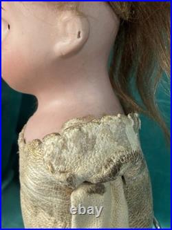 Lot Of 3 Small Antique German Bisque Head Dolls