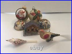 Lot Of Antique Vintage German/W German Christmas Ornaments