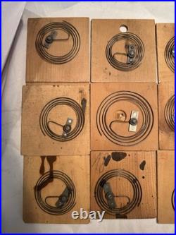 Lot Of Back Doors & Chime Gongs For Vintage/Antique German Cuckoo Clocks