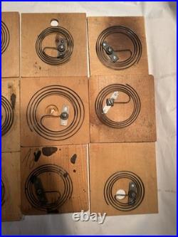 Lot Of Back Doors & Chime Gongs For Vintage/Antique German Cuckoo Clocks