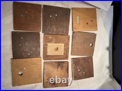 Lot Of Back Doors & Chime Gongs For Vintage/Antique German Cuckoo Clocks