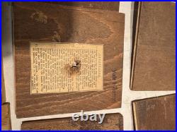 Lot Of Back Doors & Chime Gongs For Vintage/Antique German Cuckoo Clocks