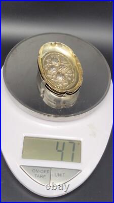 Lot of 3 Vintage GERMAN 800 SILVER SMALL EMBOSSED NUT DISHES