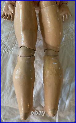 Lovely 31 Antique German Bisque Head On Compo Doll BERGMAN SIMON & HALBIG Doll