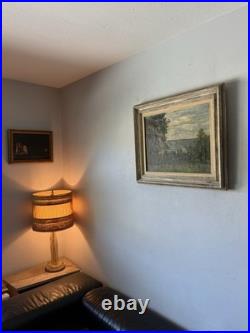 Martin Nicolaus Antique German Plein Air Landscape Oil Painting Old Vintage 1920