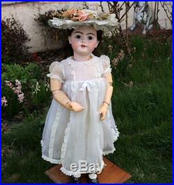 Massive 34 Inch Antique German Bisque Handwerck 79 Doll Large Child Size c. 1900