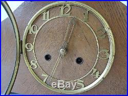 Mauthe German Vintage Antique Mantel Shelf Clock (Junghans Kienzle Hermle era)