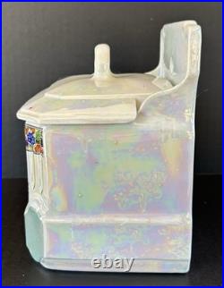 Mepoco Ware Kitchen Canister Jars Sugar Flour Salt Opalescent German Lusterware