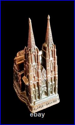 Music Box Vintage Antique German 40's RARE Dom Zu Koln Cathedral Complete