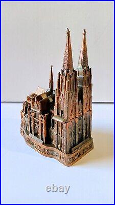 Music Box Vintage Antique German 40's RARE Dom Zu Koln Cathedral Complete