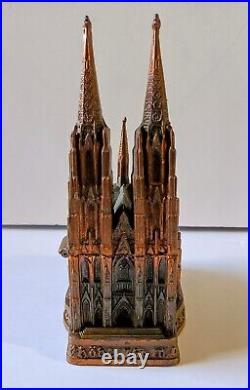 Music Box Vintage Antique German 40's RARE Dom Zu Koln Cathedral Complete