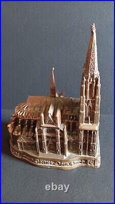 Music Box Vintage Antique German 40's RARE Dom Zu Koln Cathedral Complete