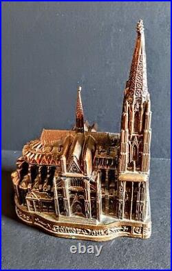 Music Box Vintage Antique German 40's RARE Dom Zu Koln Cathedral Complete