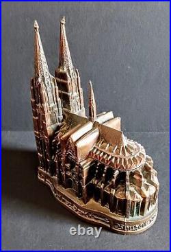 Music Box Vintage Antique German 40's RARE Dom Zu Koln Cathedral Complete