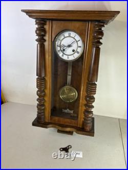 NICE Early Deutsches Reich GERMAN DRP Vintage Antique Wall Clock Working 59S19