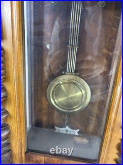 NICE Early Deutsches Reich GERMAN DRP Vintage Antique Wall Clock Working 59S19