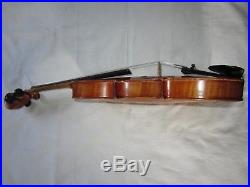 Nice Antique German Violin 4/4 Stradivarius Old Vintage Fiddle Ready to Play