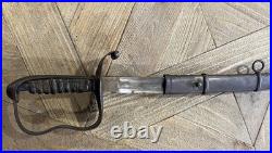 ORIGINAL RARE ANTIQUE GERMAN OFFICER SWORD 19th Century
