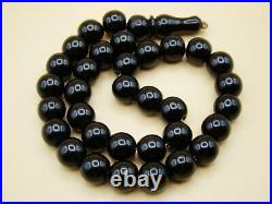 Old Real Antique Rare German Bakelite Amber Necklace Rosary Prayer Beads 39 Gr
