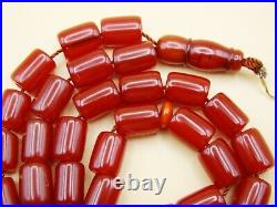 Old Real Antique Rare German Bakelite Amber Necklace Rosary Prayer Beads 41 Gr Old Real Antique Rare German Bakelite Amber Necklace Rosary Prayer Beads 41 Gr
