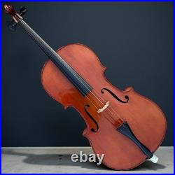 Old Vintage Antique German Copy Antonius Stradivarius Cremonensis Anno Cello 4/4