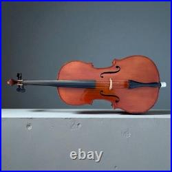 Old Vintage Antique German Copy Antonius Stradivarius Cremonensis Anno Cello 4/4