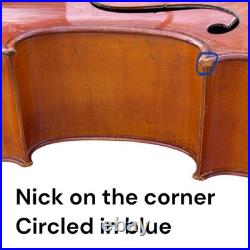 Old Vintage Antique German Copy Antonius Stradivarius Cremonensis Anno Cello 4/4