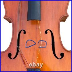 Old Vintage Antique German Copy Antonius Stradivarius Cremonensis Anno Cello 4/4
