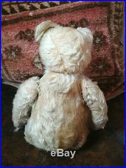 Old Vintage Antique German Jopi Mohair Teddy Bear Circa 1920 Soft Toy Farnell