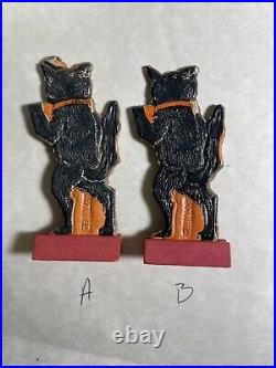 Old Vintage Antique Halloween German Skittle Game Black Cat Germany 1920s Old Vintage Antique Halloween German Skittle Game Black Cat Germany 1920s