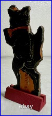 Old Vintage Antique Halloween German Skittle Game Black Cat Germany 1920s Old Vintage Antique Halloween German Skittle Game Black Cat Germany 1920s