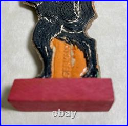 Old Vintage Antique Halloween German Skittle Game Black Cat Germany 1920s Old Vintage Antique Halloween German Skittle Game Black Cat Germany 1920s