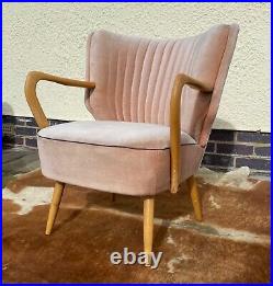Original Single MID Century Vintage German Cocktail Armchair / Chair