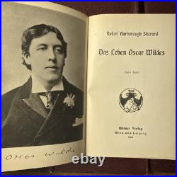 Oscar Wilde German Werke 1908 Wiener Verlag 6 Vol Decorative Set Sherard