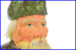 Outstanding Early Antique German Santa Claus Candy Container1880-90 VIDEO