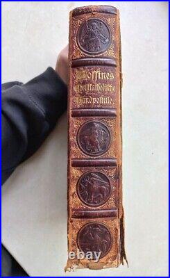 P. Leonhard Goffine Christian Catholic Handpostille Vtg Antique Book German 1904