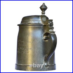 Pewter German Regimental Beer Stein 1914/15 WW1 Era