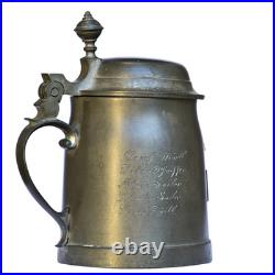 Pewter German Regimental Beer Stein 1914/15 WW1 Era