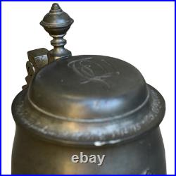 Pewter German Regimental Beer Stein 1914/15 WW1 Era