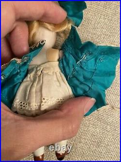 Pretty Antique 5 All Bisque German Kestner Mold 130 Doll Original Clothes
