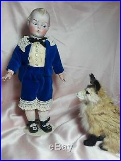 RARE! Antique! Gebruder Heubach Unique! Doll Bisque head, Compo. Body #8556 13