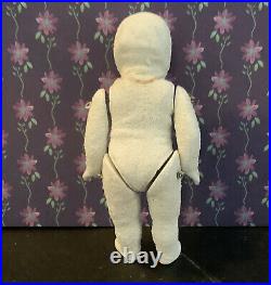 RARE Antique German Bisque 5Jointed Snow Baby Sits Or Stands Large