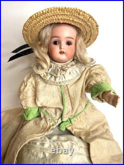 RARE Antique German Bisque Triple Stamp Levy Simon Halbig K & R Jointed Doll 12