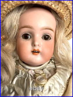 RARE Antique German Bisque Triple Stamp Levy Simon Halbig K & R Jointed Doll 12